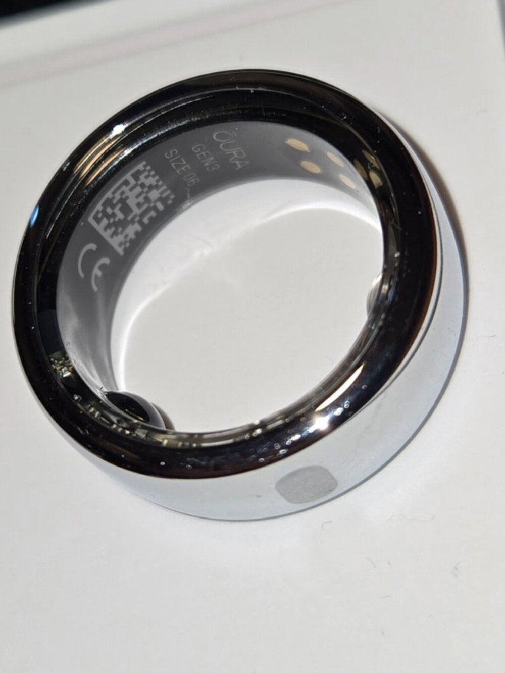 Oura Ring Gen3 Horizon Silver size 6